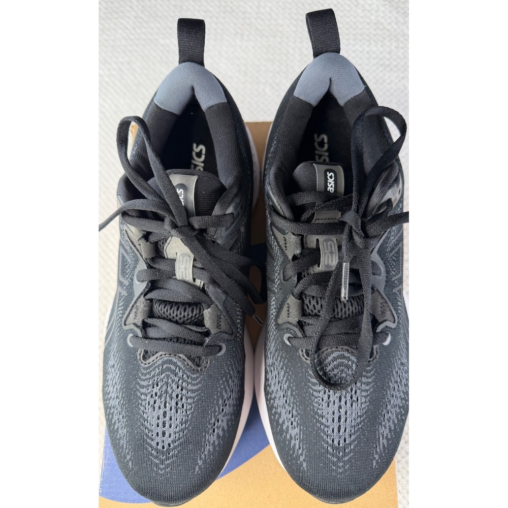 ASICS Gel-Cumulus 25 Black White Running Shoes 1012B439-002 Womens 9.5 Wide D